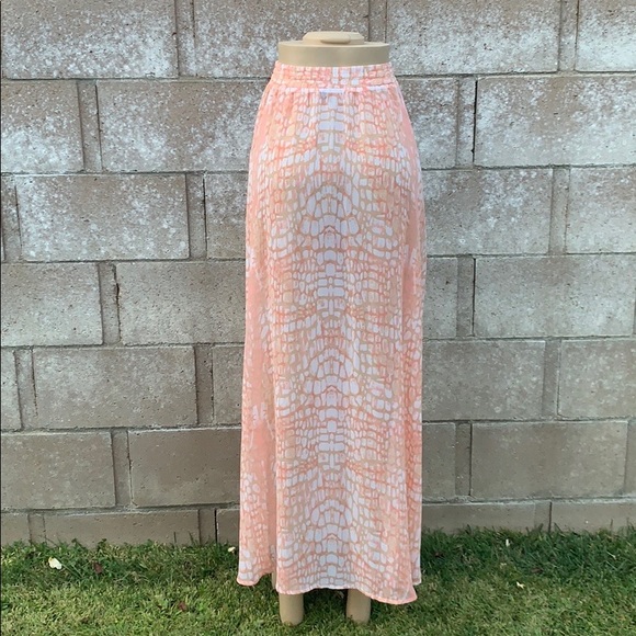 WORTHINGTON NWIT CHIFFON MAXI SKIRT M (No lining) - Picture 8 of 10